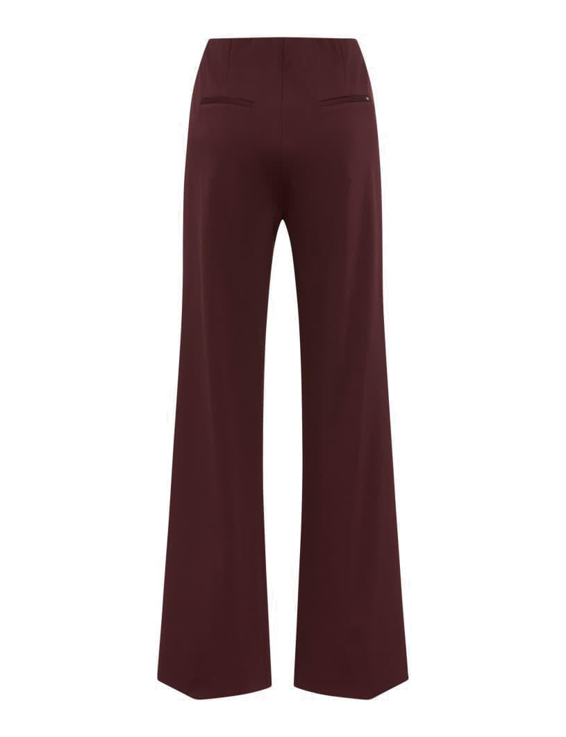 Marlenehose LILLYTH FLARED Wide Leg - 80-AMARONE - Rot