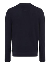 Strickpullover RICK aus Baumwollmix - 23-navy - Blau