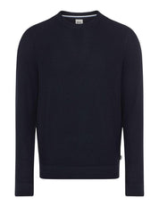 Strickpullover RICK aus Baumwollmix - 23-navy - Blau