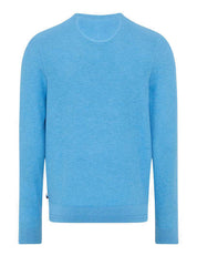 Strickpullover RICK aus Baumwollmix - 28-pool - Blau