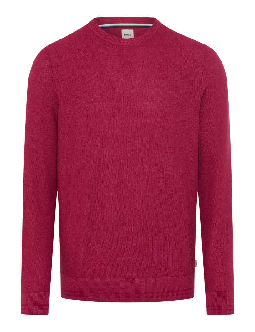 Strickpullover RICK aus Baumwollmix - 84-magenta - Pink