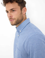 Flanellhemd DANIEL Modern Fit - 25-baltic - Blau