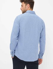 Flanellhemd DANIEL Modern Fit - 25-baltic - Blau