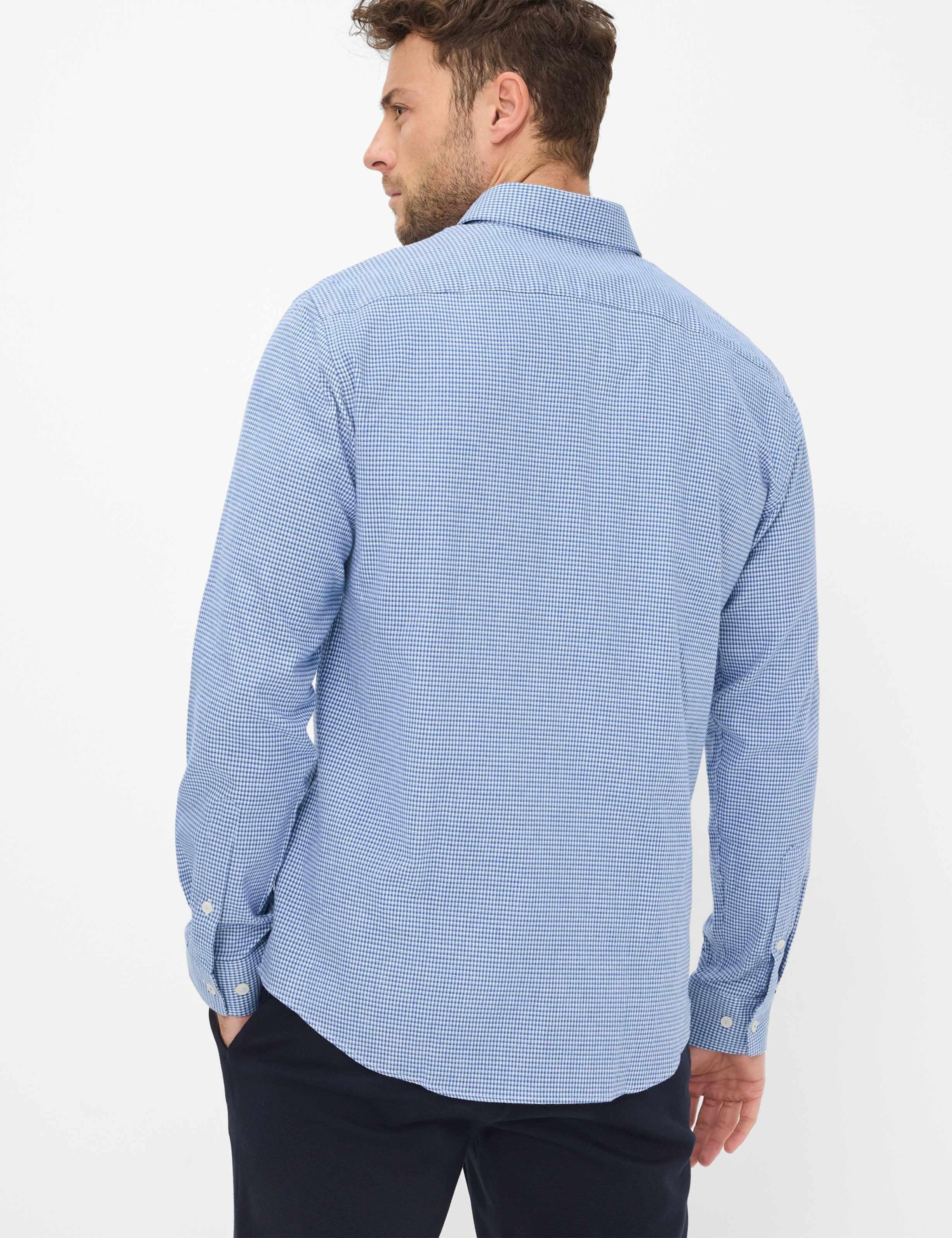 Flanellhemd DANIEL Modern Fit - 25-baltic - Blau