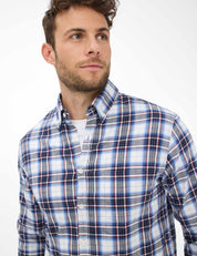 Flanellhemd DANIEL Modern Fit - 24-universe - Blau