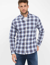 Flanellhemd DANIEL Modern Fit - 24-universe - Blau