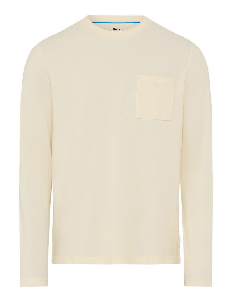 Langarmshirt TIMON aus Baumwollmix - 96-cream - Creme
