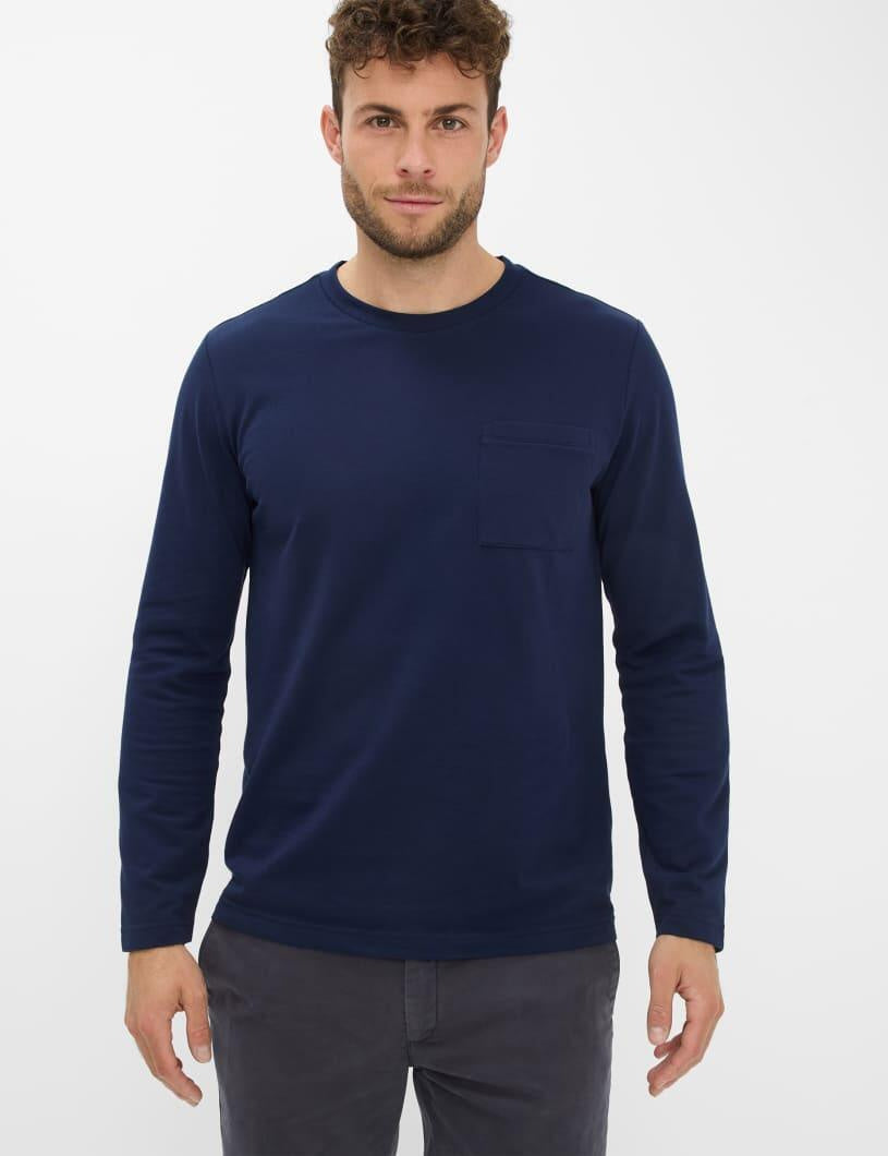 Langarmshirt TIMON aus Baumwollmix - 24-universe - Blau