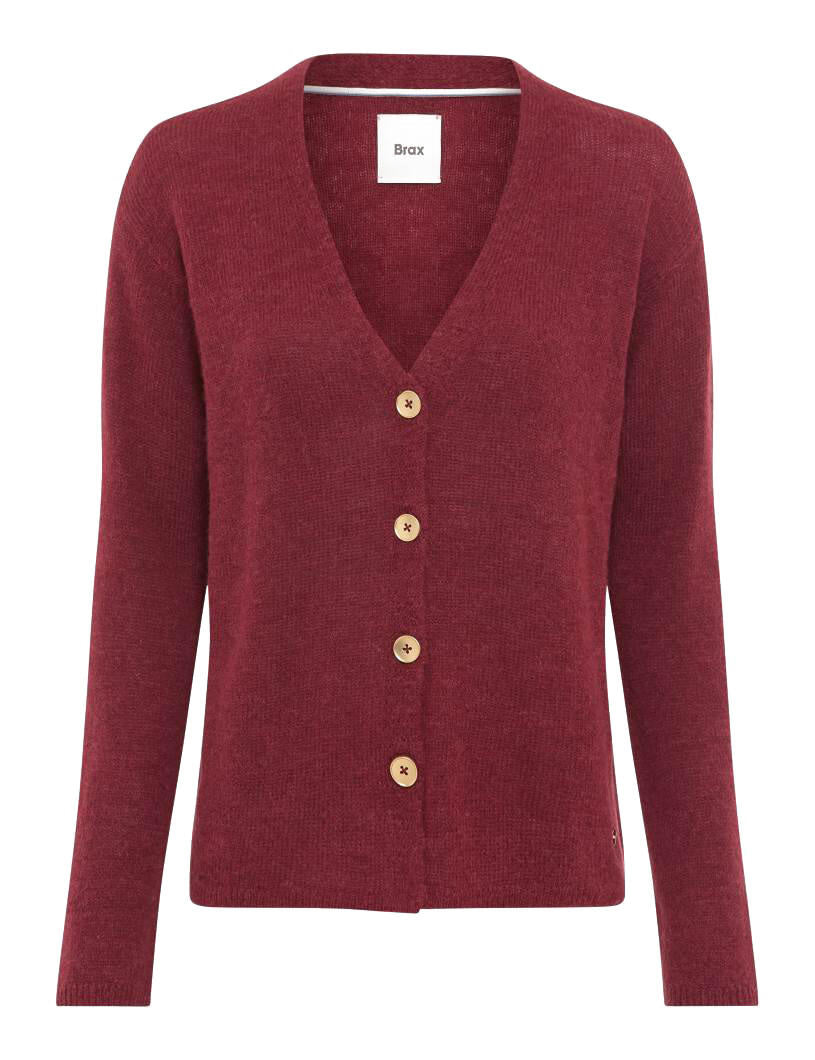 Cardigan ALICIA - 40-mulberry - Rot