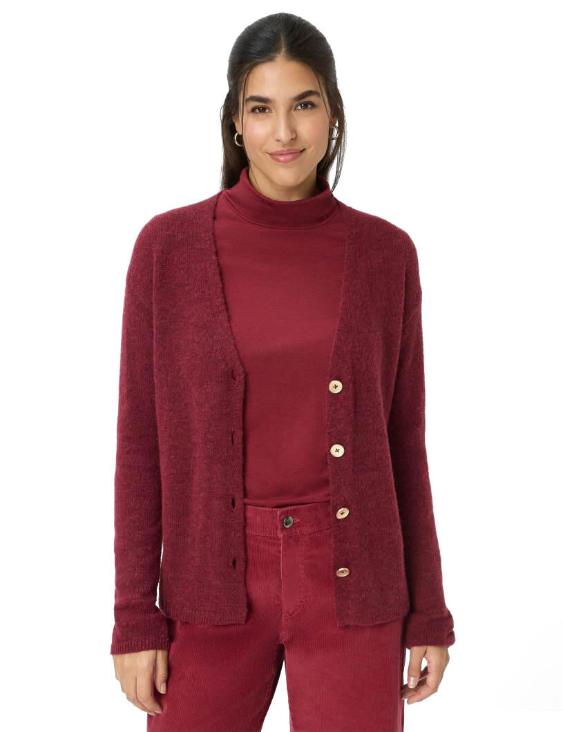 Cardigan ALICIA - 40-mulberry - Rot