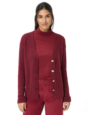 Cardigan ALICIA - 40-mulberry - Rot