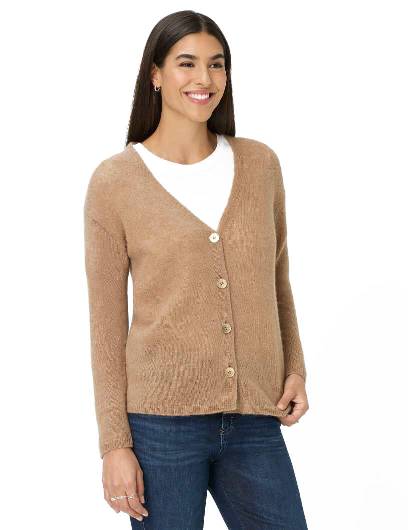 Cardigan ALICIA - 54-walnut - Braun