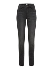 Jeans SHAKIRA Slim Fit - 05-USED DARK GREY - Grau