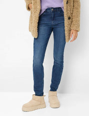 Jeans SHAKIRA Slim Fit - 25-USED REGULAR BLUE - Blau