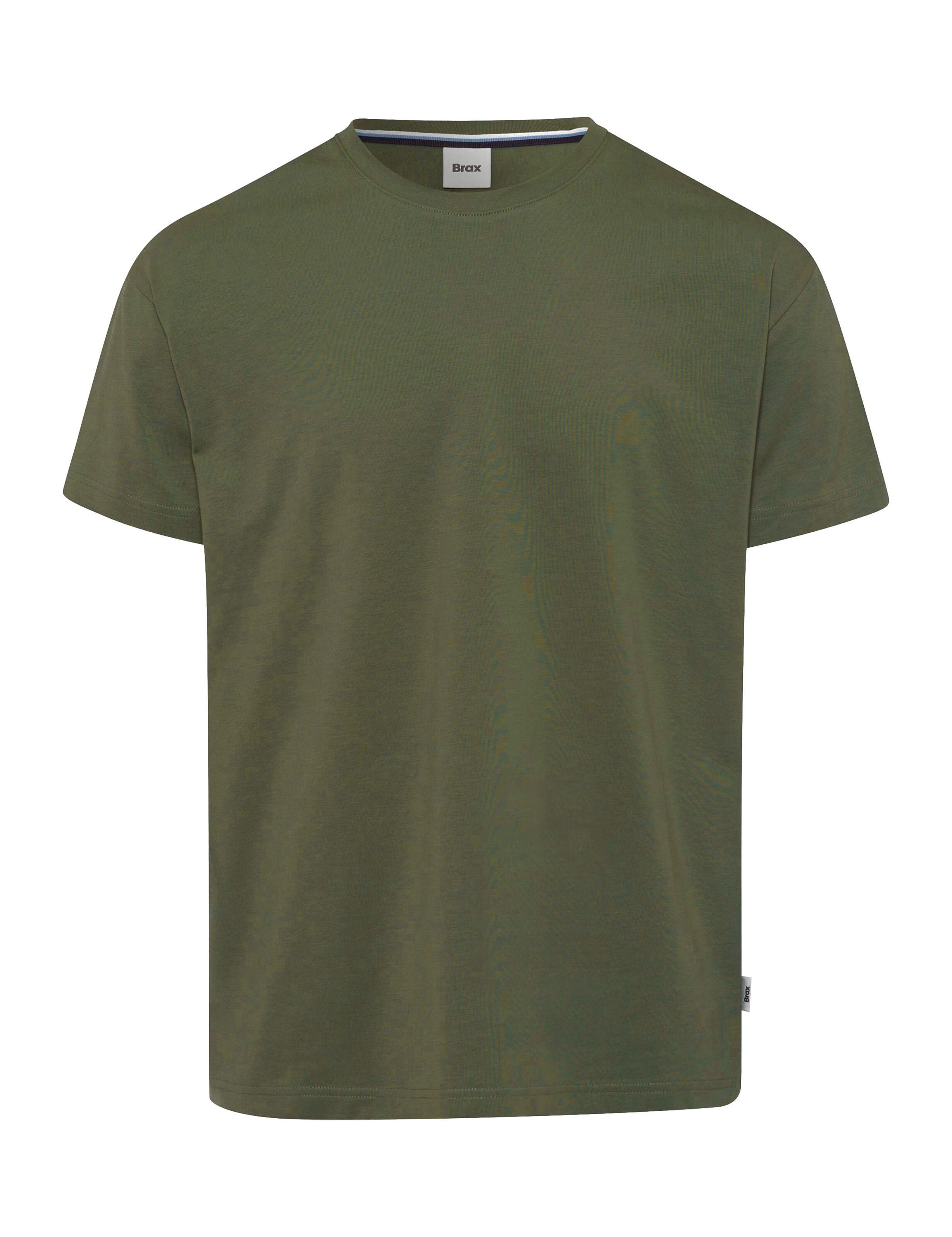 T-Shirt aus Baumwolle - 34-olive - Grün
