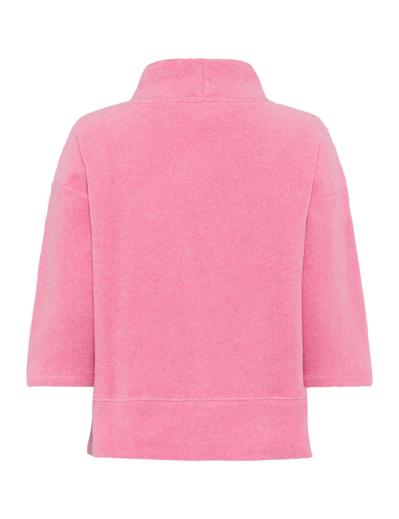Sweatshirt BO L aus Baumwollmix - 44-dusty mauve - Rosa