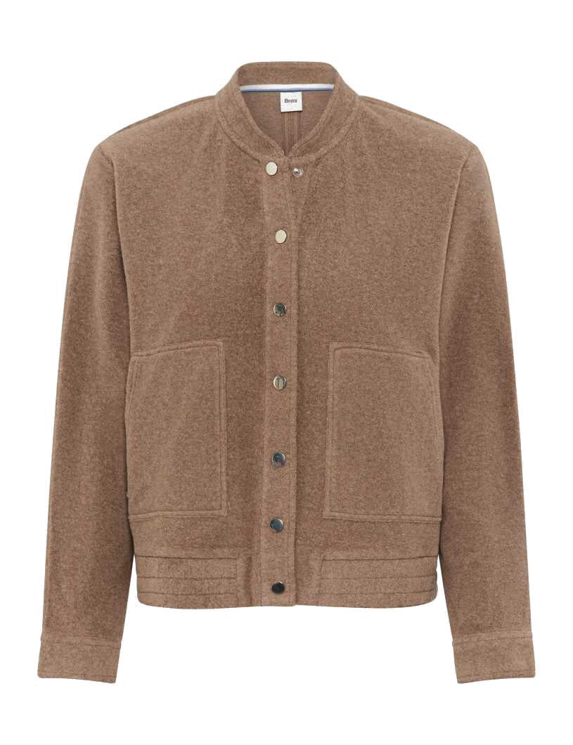 Sweatjacke BECA L aus Baumwollmix - 59-59 - Braun