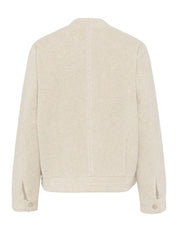 Sweatjacke BECA L aus Baumwollmix - 60-canvas - Creme