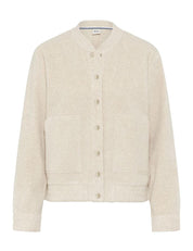 Sweatjacke BECA L aus Baumwollmix - 60-canvas - Creme