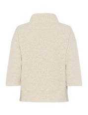 Sweatshirt BO L aus Baumwollmix - 60-canvas - Creme