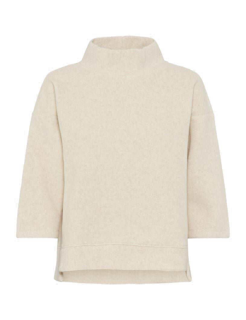 Sweatshirt BO L aus Baumwollmix - 60-canvas - Creme