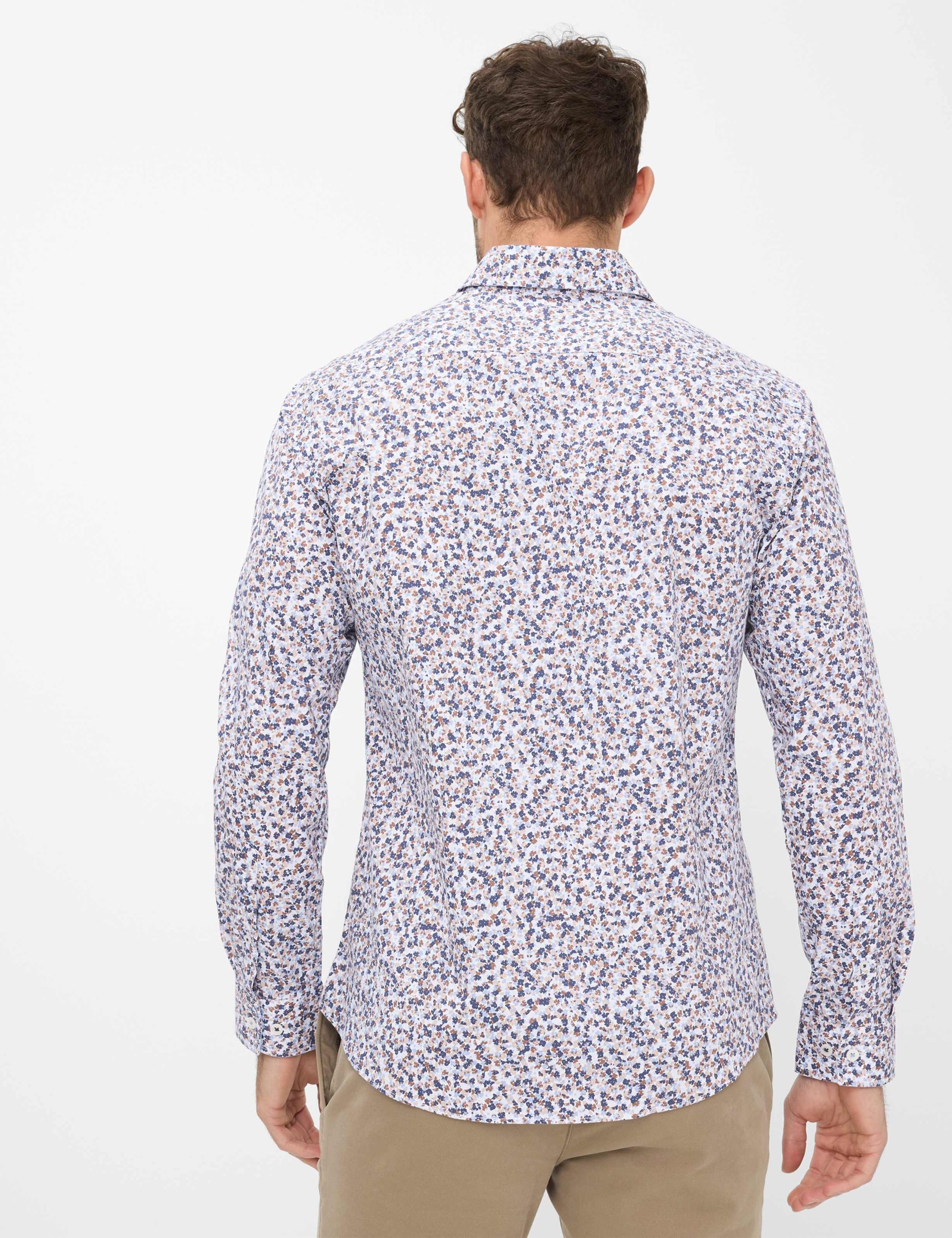 Freizeithemd HAROLD Modern Fit - 55-peanut - Blau