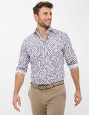 Freizeithemd HAROLD Modern Fit - 55-peanut - Blau