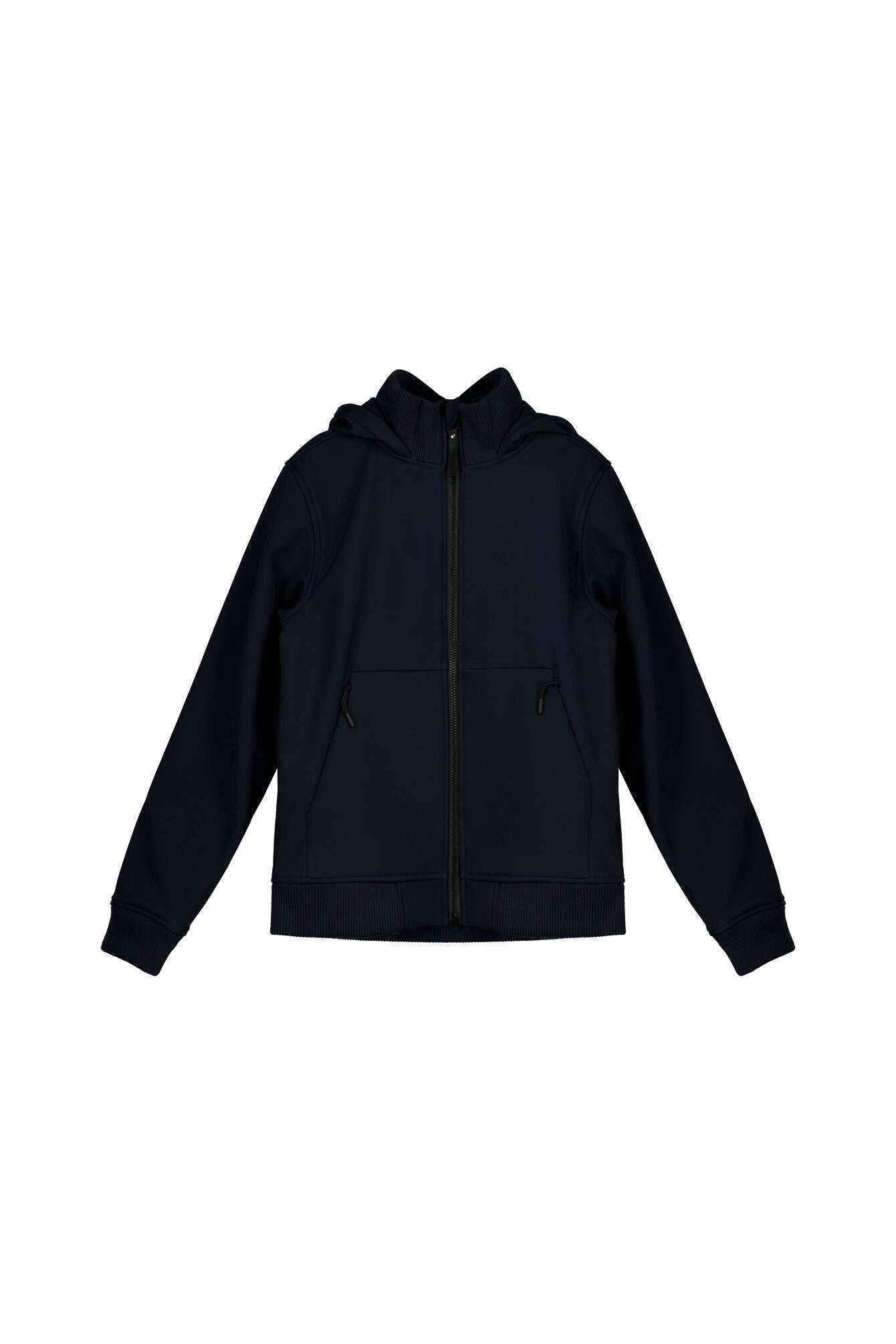 Softshelljacke mit Stehkragen - 600 DARK NAVY - Blau