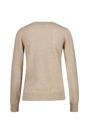 Pullover aus kaschmir - 205 205 TAUPE MEL. - Beige