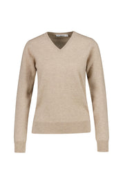 Pullover aus kaschmir - 205 205 TAUPE MEL. - Beige