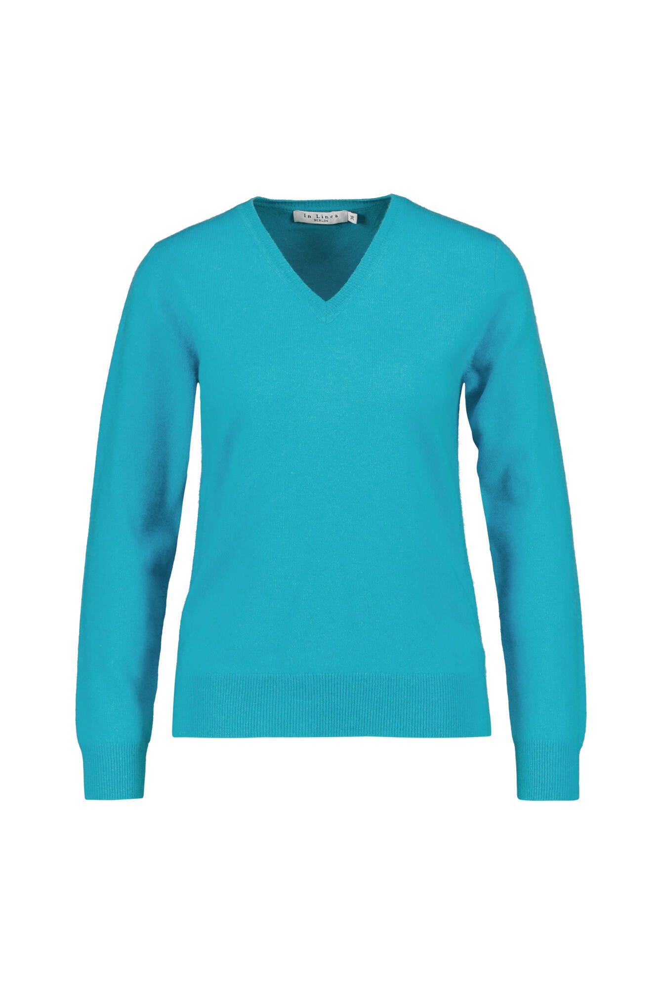 Pullover aus kaschmir - 511 511 LIGHT TEAL MEL. - Blau