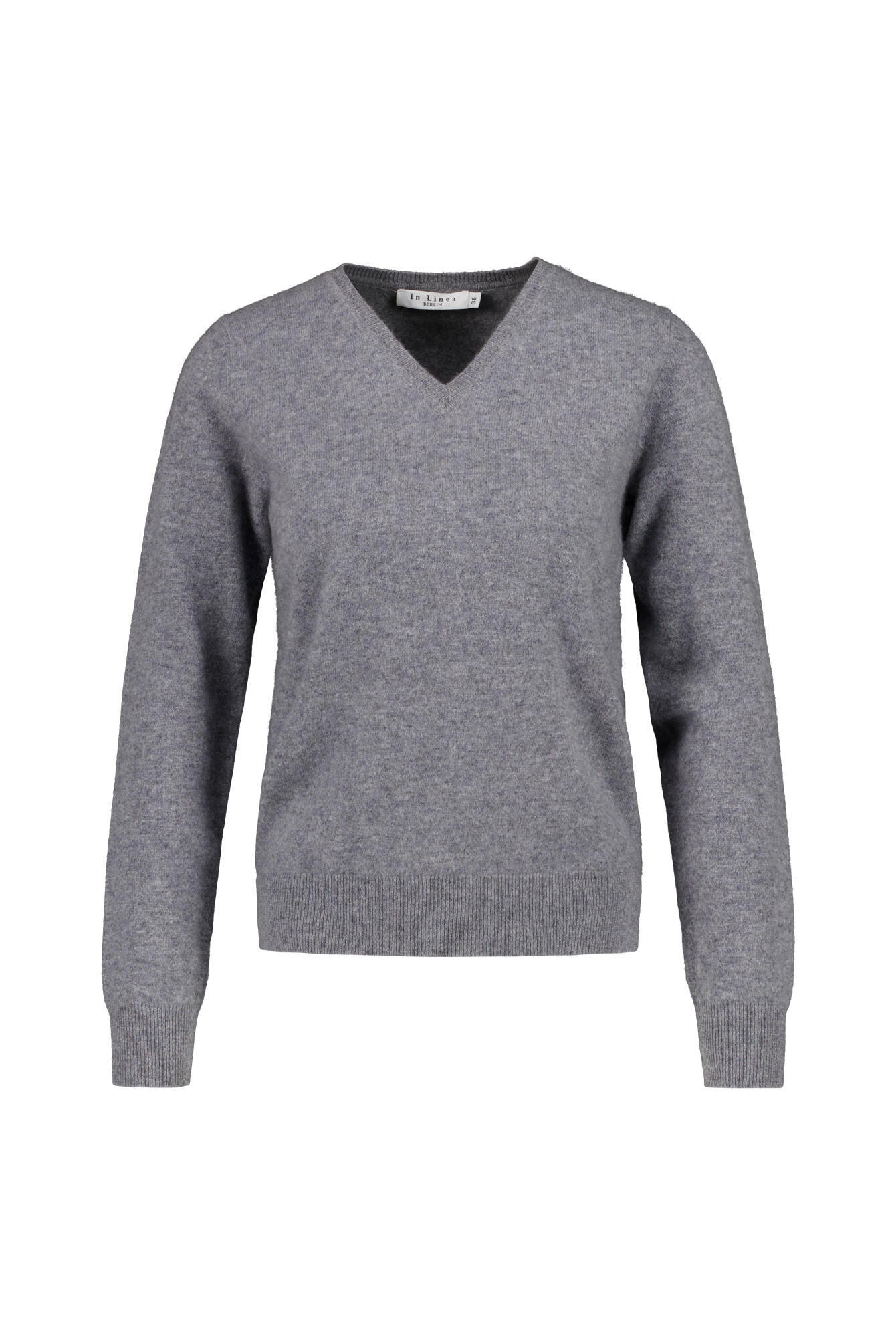 Pullover aus kaschmir - 812 812 FLANELL MEL. - Grau