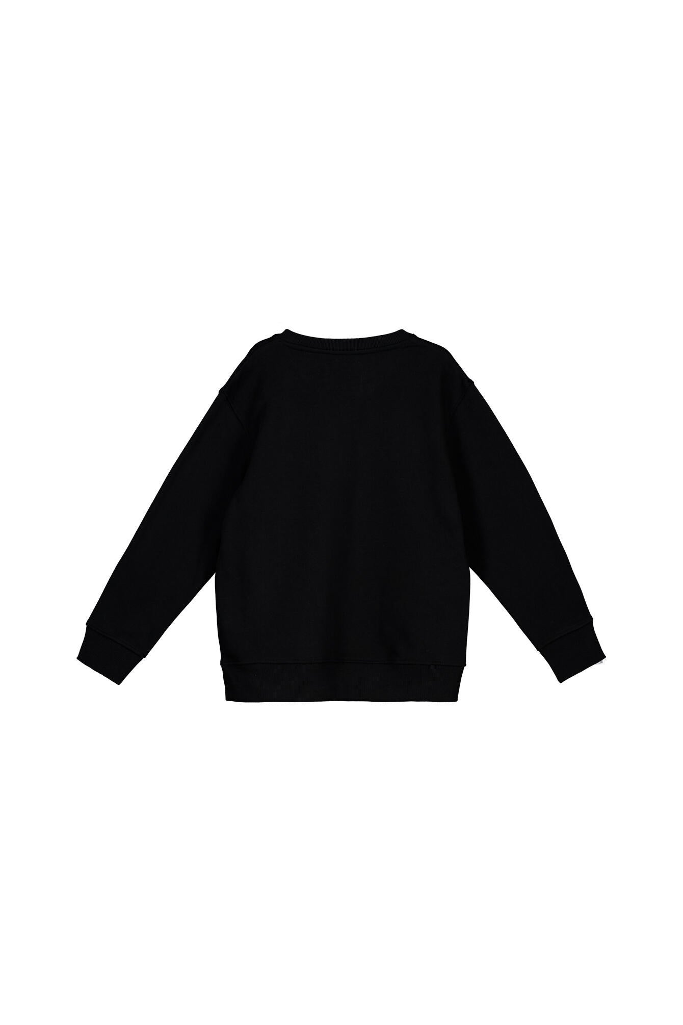 Sweatshirt aus Baumwollmix - 901 NIGHT BLACK - Blau