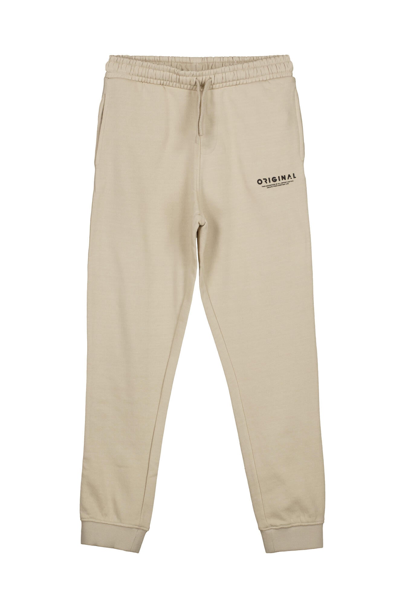 Jogginghose aus Baumwollmix - 221 BEIGE - Beige