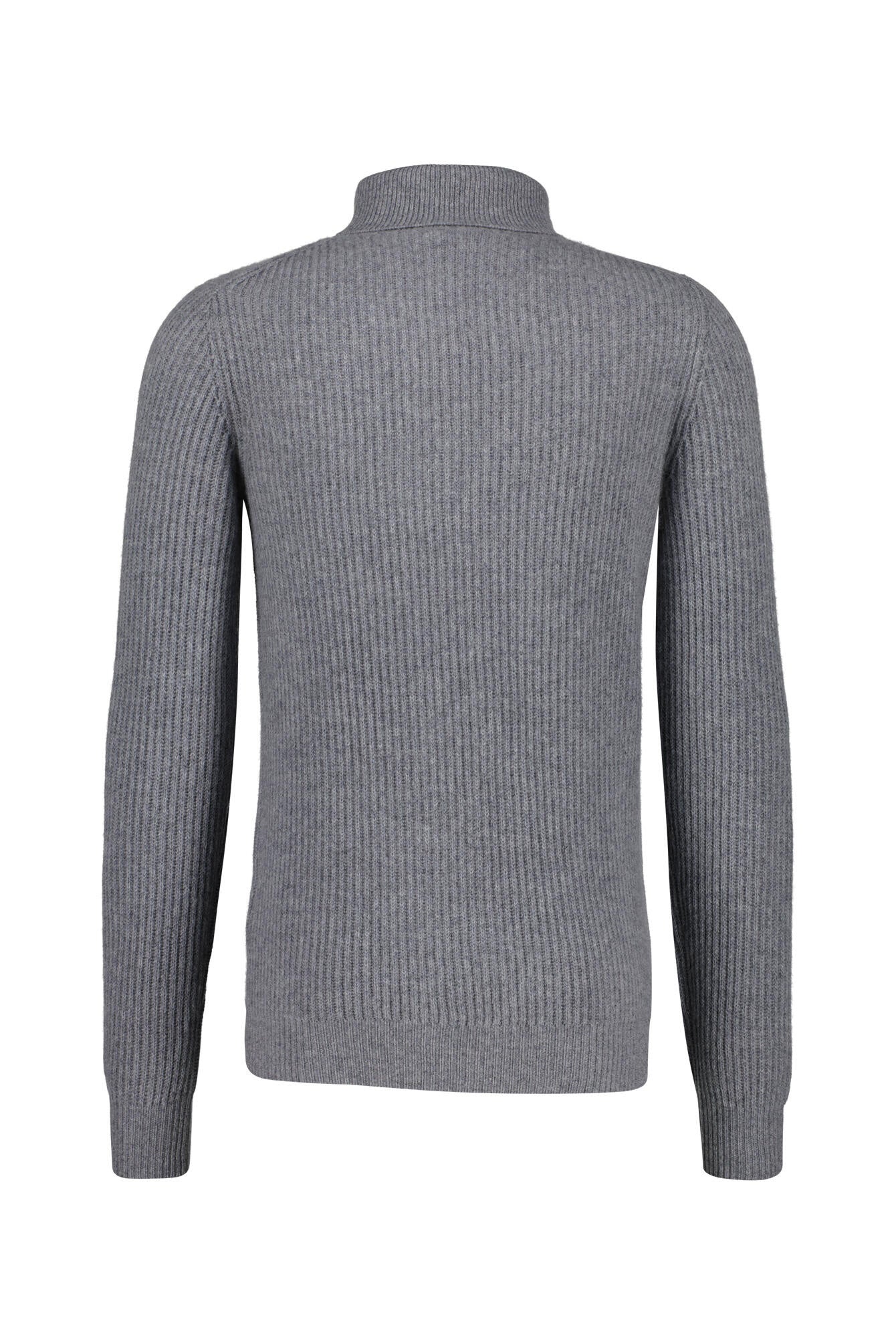 Strickpullover mit Rollkragen - 802 TECH GREY - Grau