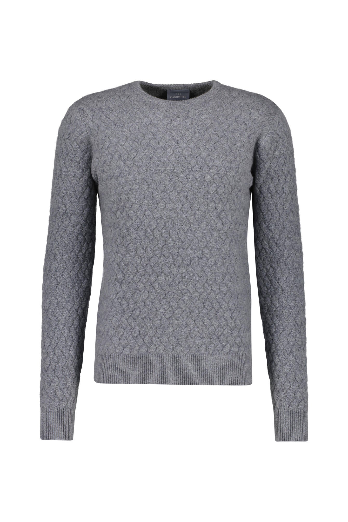 Strickpullover aus Kaschmir - 802 TECH GREY - Grau