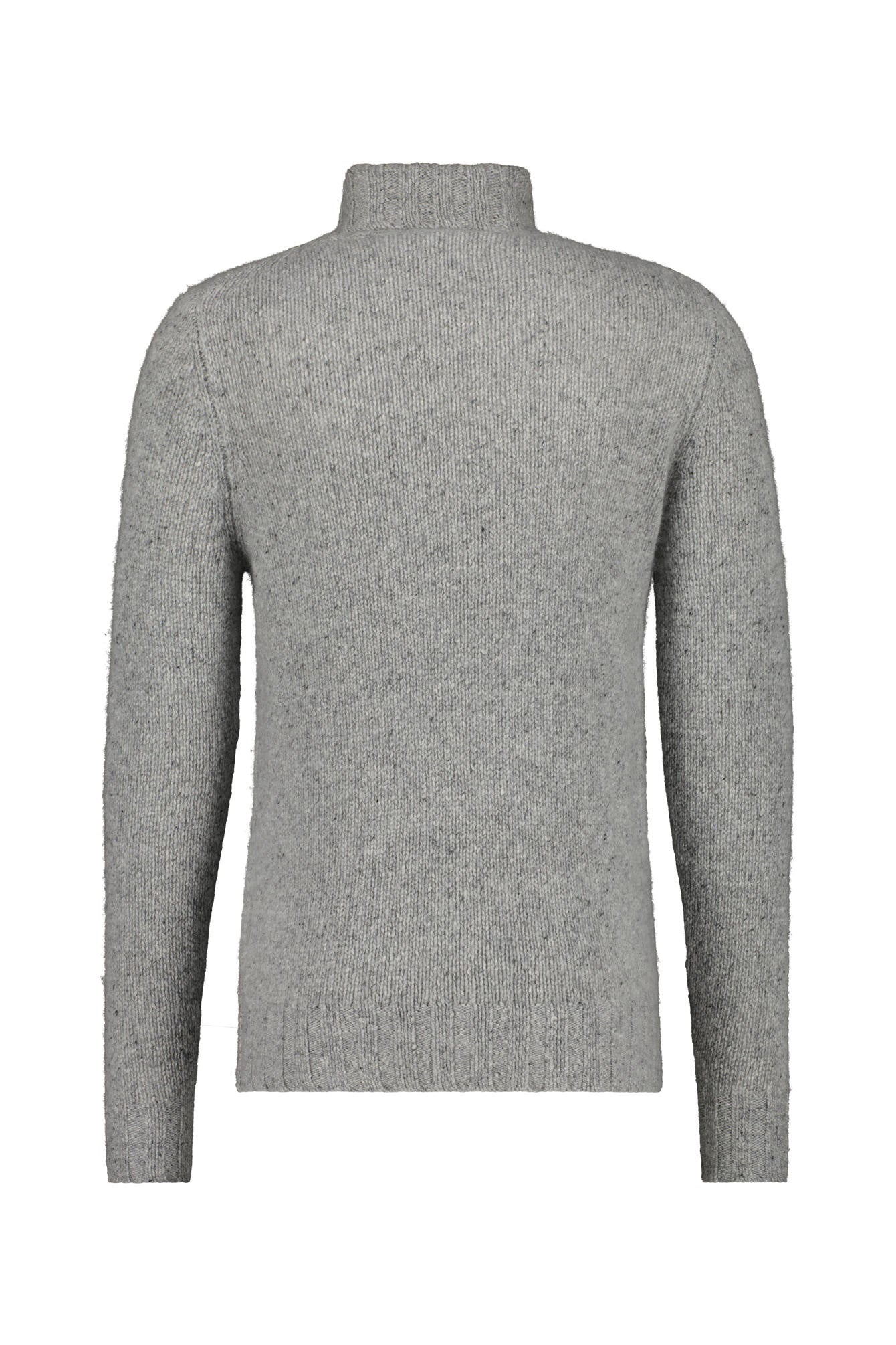 Strickpullover mit Rollkragen - 802 TECH GREY - Grau