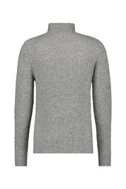 Strickpullover mit Rollkragen - 802 TECH GREY - Grau