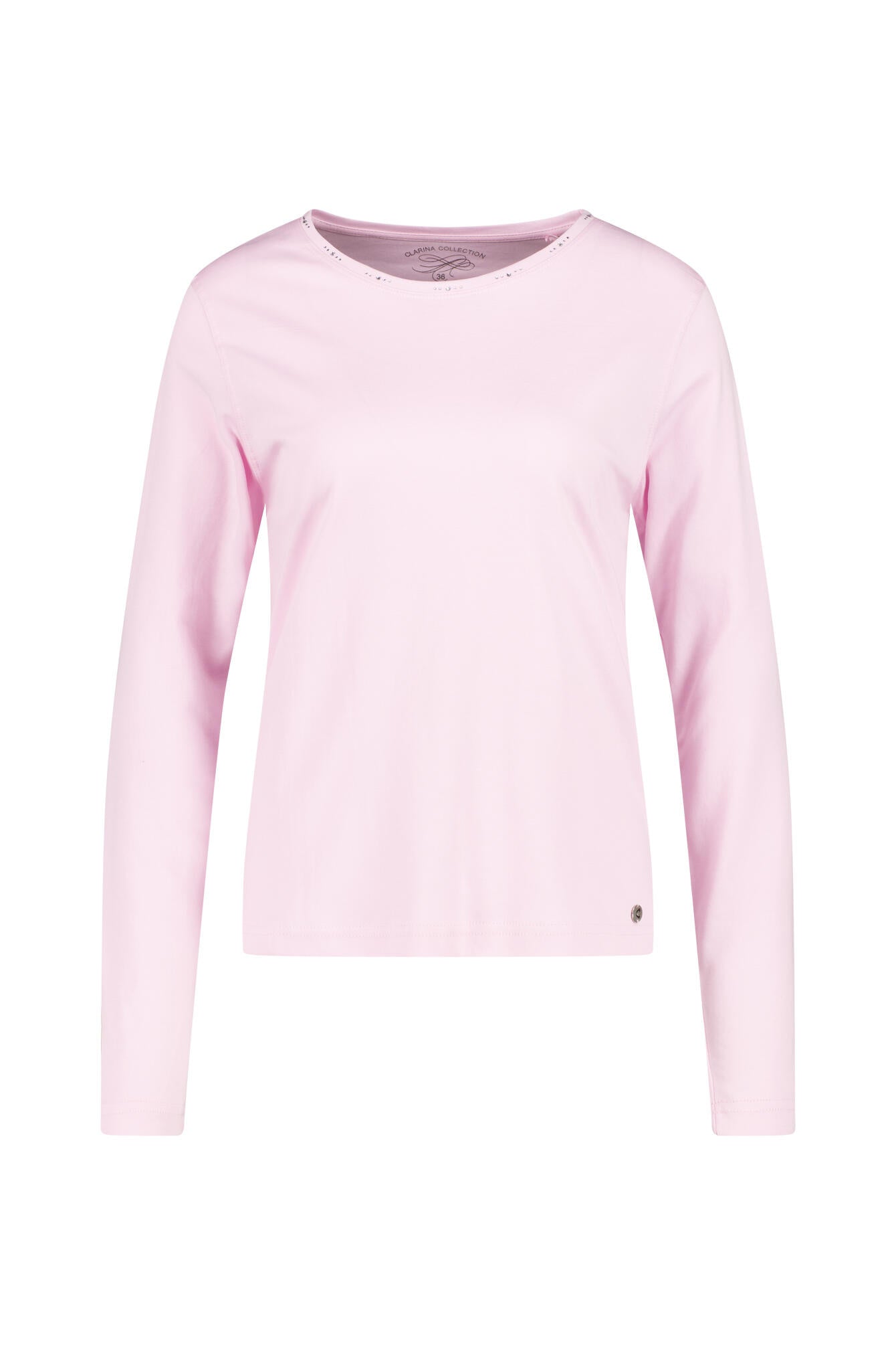 Langarmshirt aus Baumwolle - 427 427 ROSE - Rosa