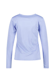 Langarmshirt aus Baumwolle - 605 605 BLEU - Blau