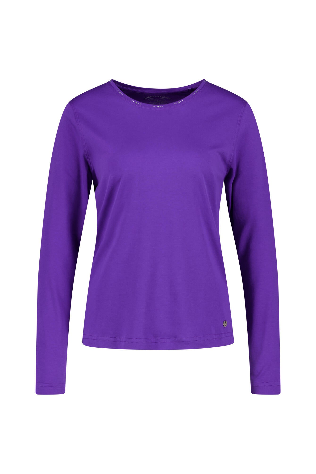 Langarmshirt aus Baumwolle - 613 613 VIOLETT - Violett