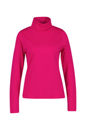 Langarmshirt mit Rollkragen - 410 410 MAGENTA - Pink