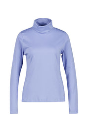 Langarmshirt mit Rollkragen - 605 605 BLEU - Blau