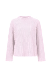 Strickpullover aus Baumwollmix - 601-rose quartz - Rosa