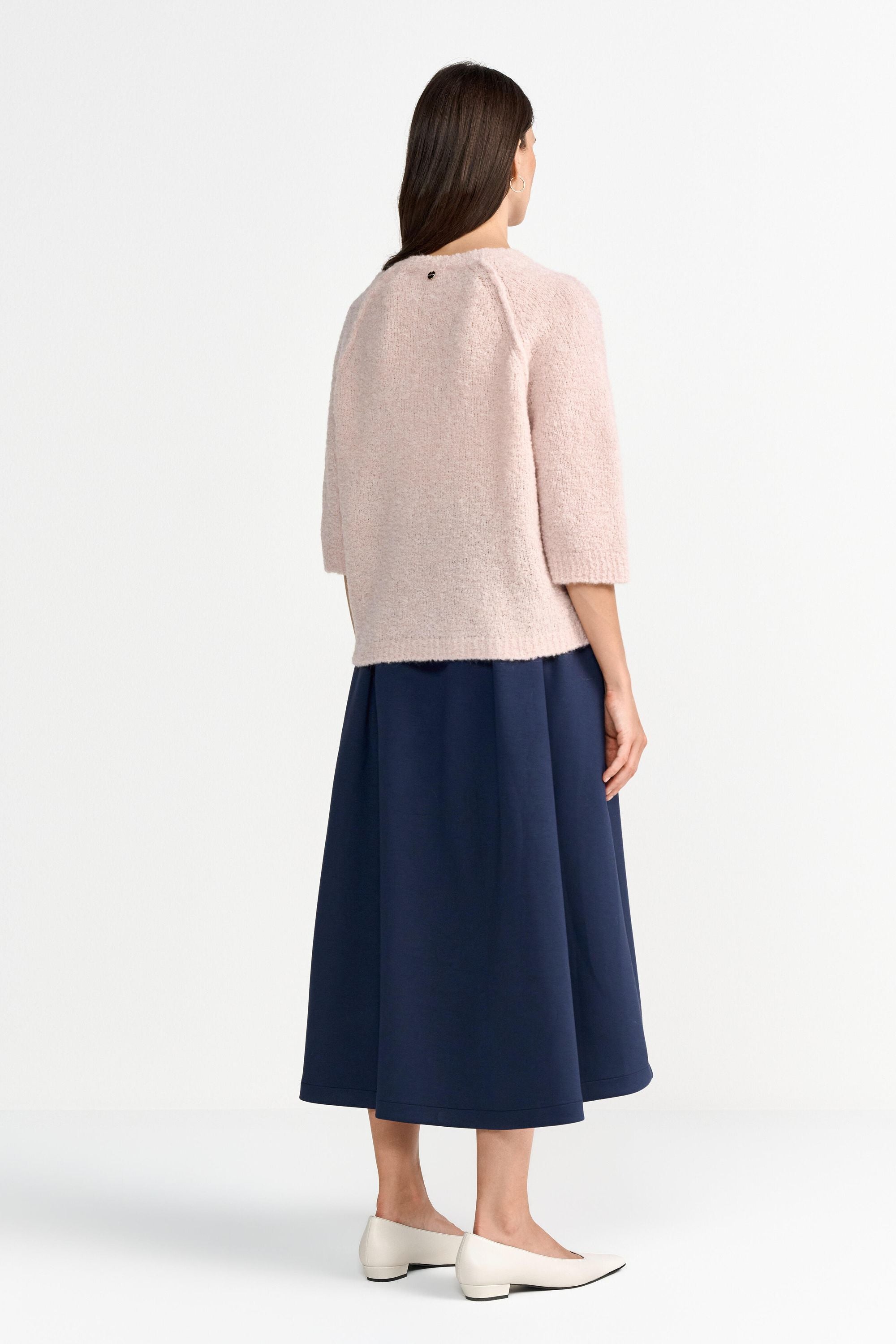 Strickpullover aus Wollmix - 606-rosewater - Rosa