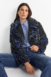 Übergangsjacke LEO FAUX - 702-bluebelle - Blau