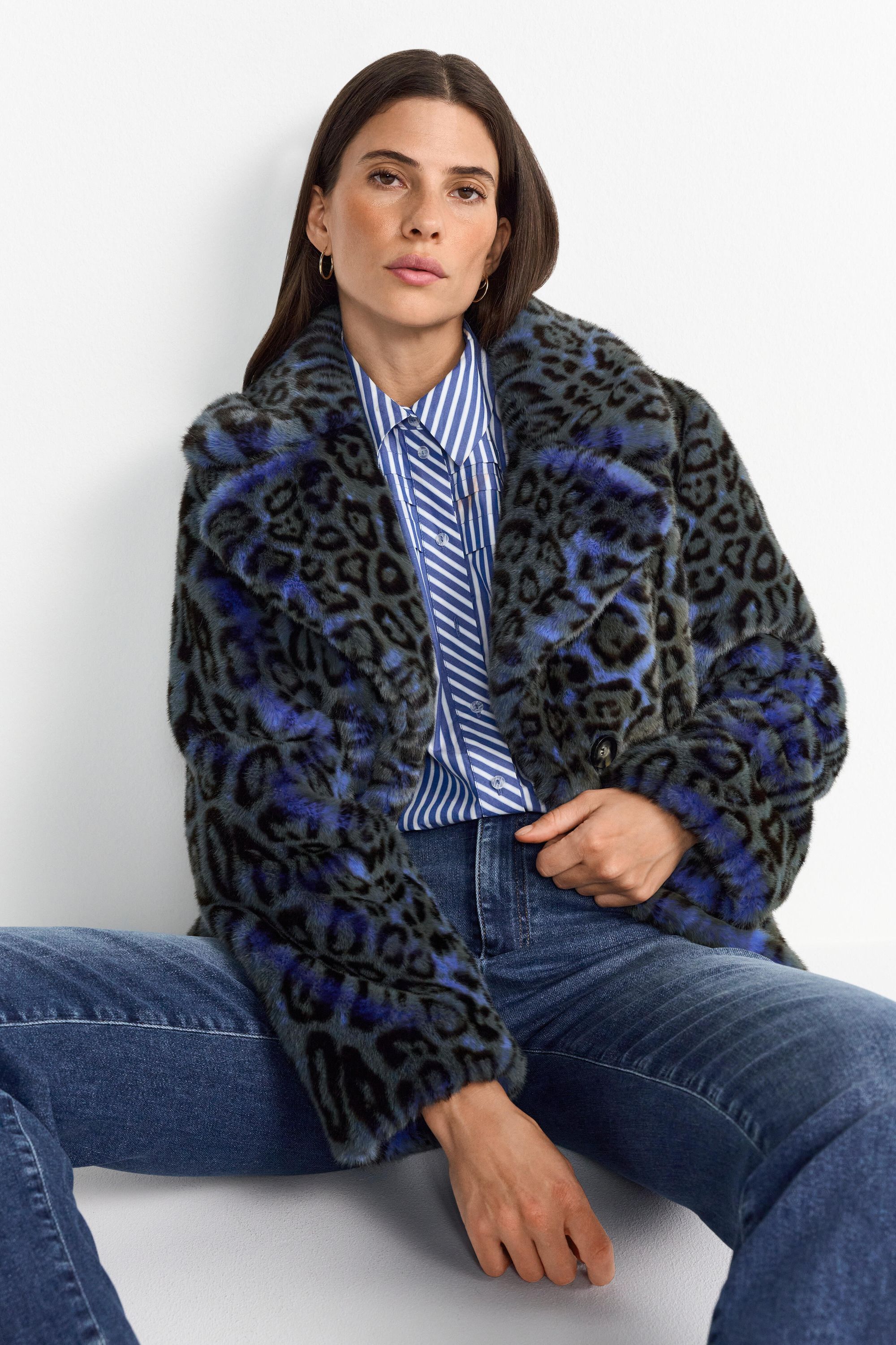 Übergangsjacke LEO FAUX - 702-bluebelle - Blau
