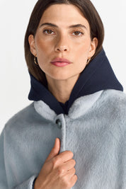 Übergangsjacke mit Stehkragen - 718-skyway blue - Blau