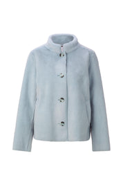 Übergangsjacke mit Stehkragen - 718-skyway blue - Blau