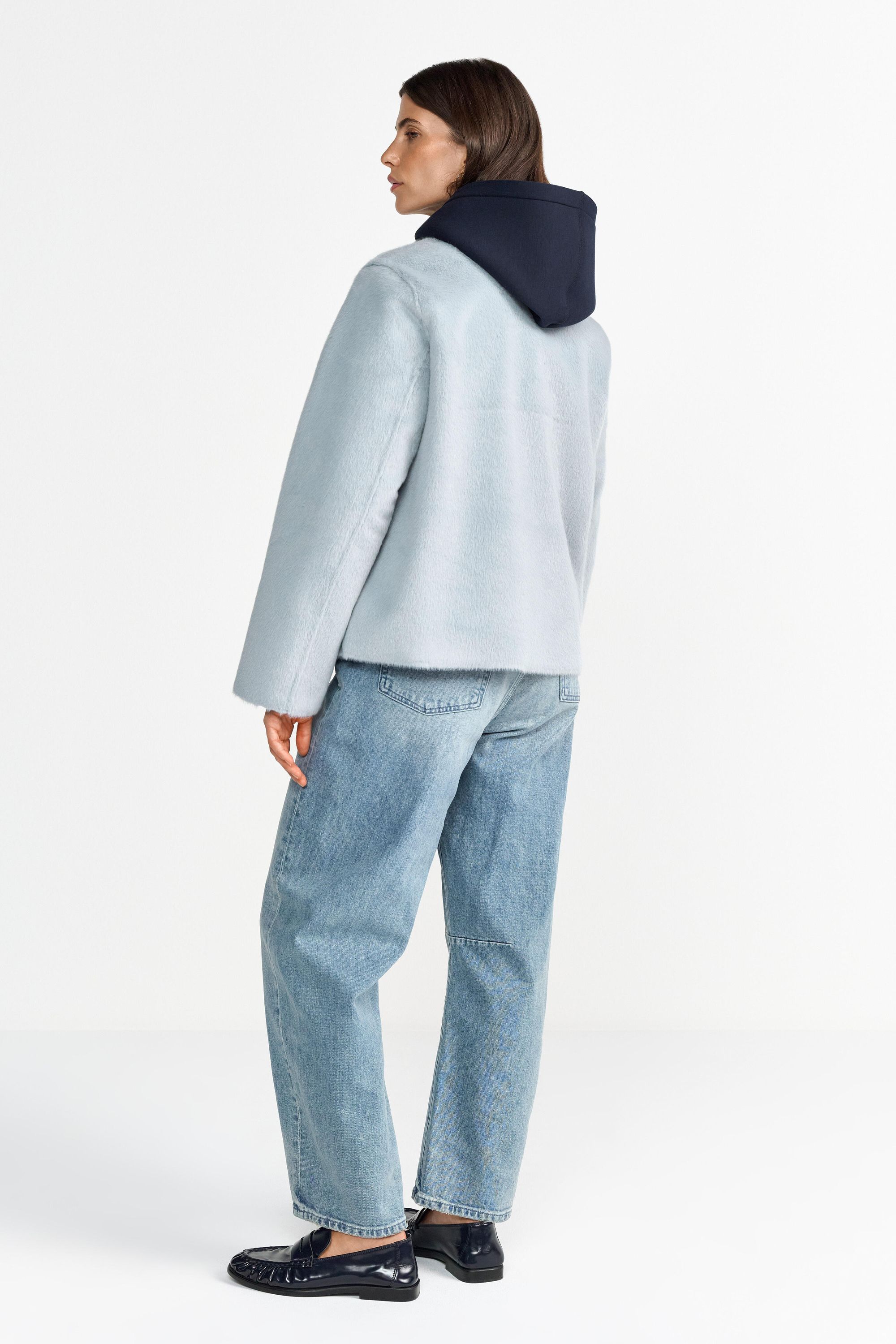 Übergangsjacke mit Stehkragen - 718-skyway blue - Blau